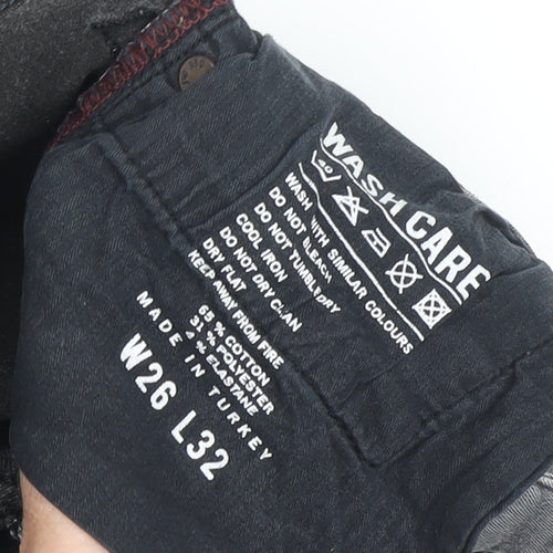Jack Wills Men's Grey Skinny Jeans W26 L32
