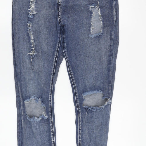 Manière De Voir Women's Blue Skinny Jeans, Size 12