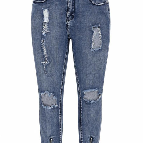 Manière De Voir Women's Blue Skinny Jeans, Size 12