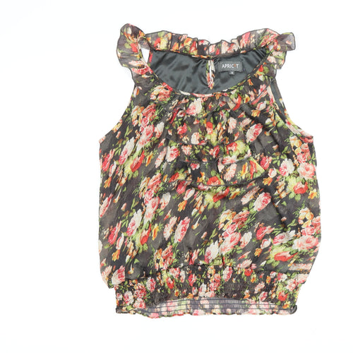 Apricot Women's Multicoloured Floral Tunic Blouse S