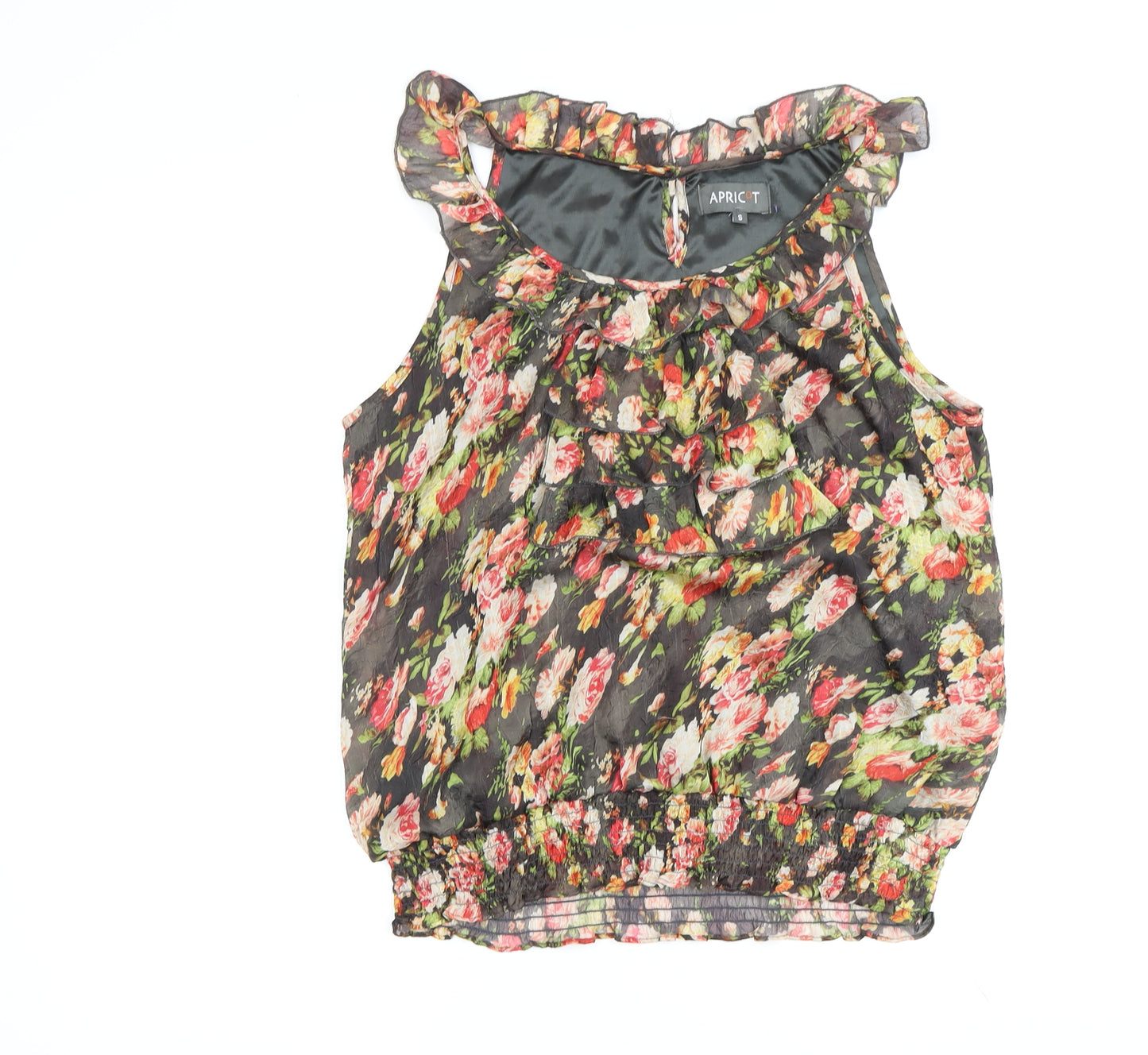 Apricot Women's Multicoloured Floral Tunic Blouse S