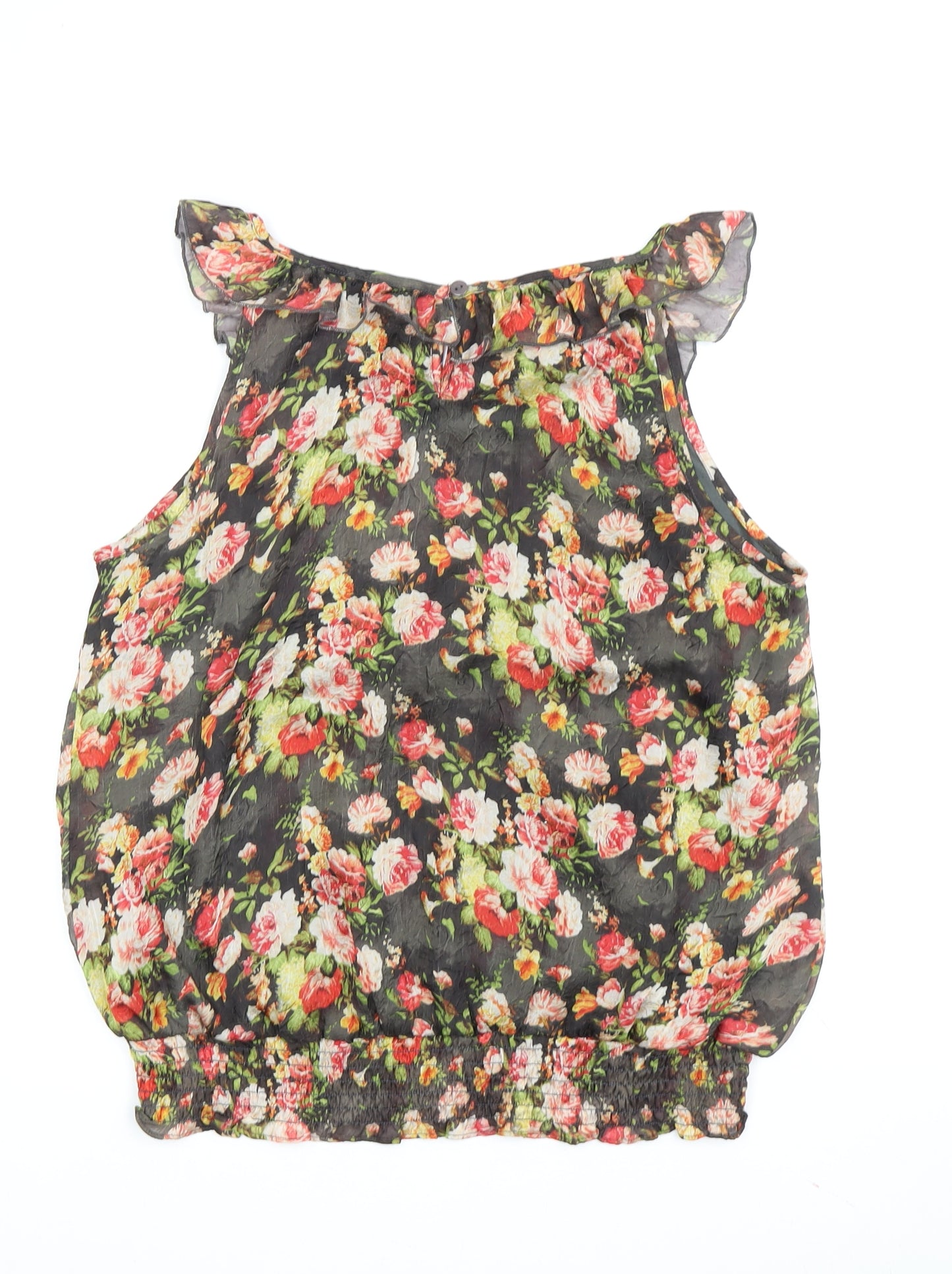 Apricot Women's Multicoloured Floral Tunic Blouse S