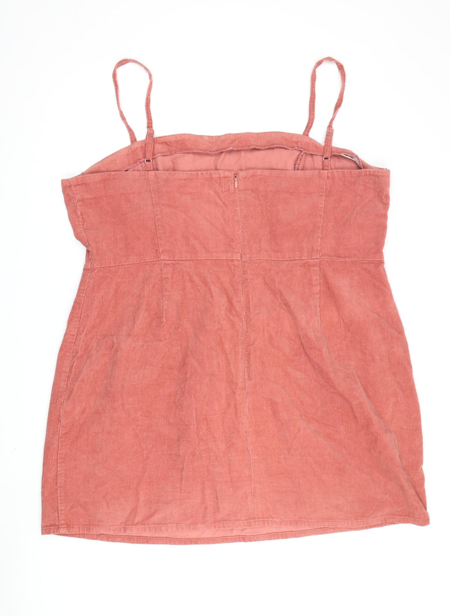 ASOS Women Orange Mini Dress, Size 22, Corduroy Casual