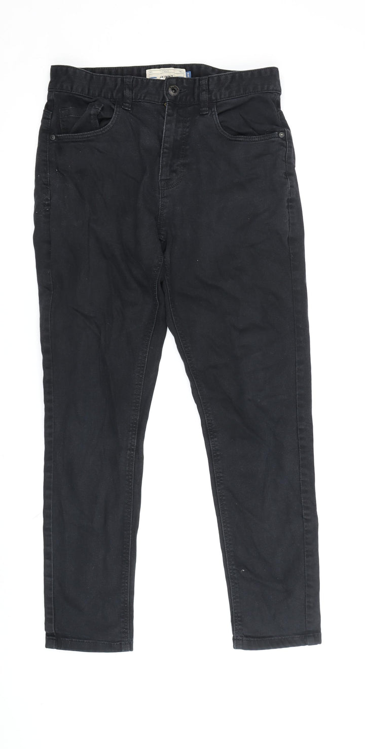 Next Men's Black Skinny Jeans 30W 29L Slim Fit
