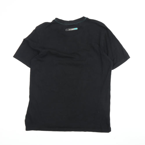 Sandon Men's Black Formula One Team T-Shirt - S