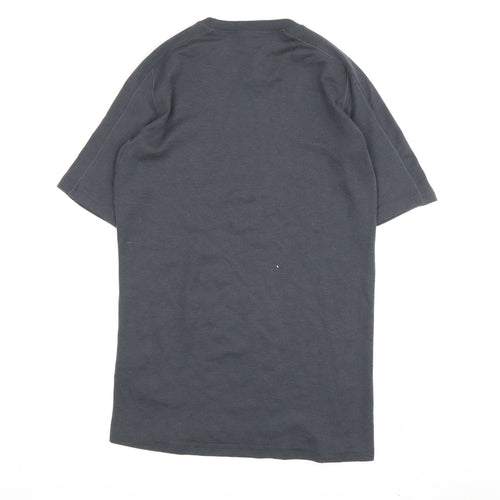 North Ridge Men's Grey Merino Wool S T-Shirt