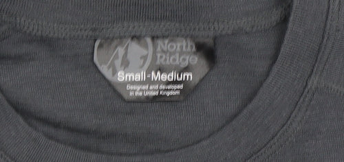 North Ridge Men's Grey Merino Wool S T-Shirt