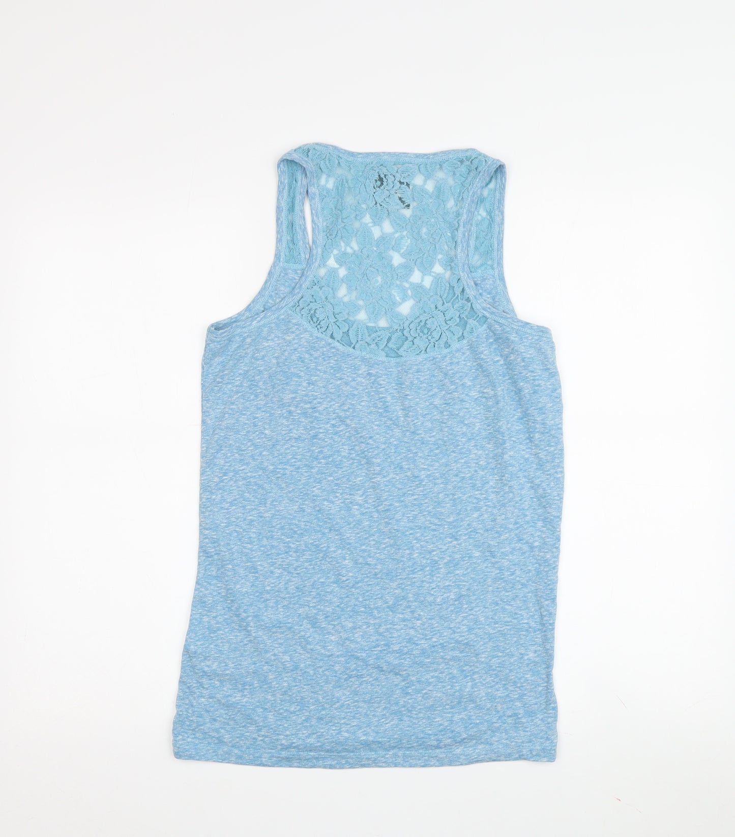 SuperDry Women's Blue Lace Tank Top Size S, Summer
