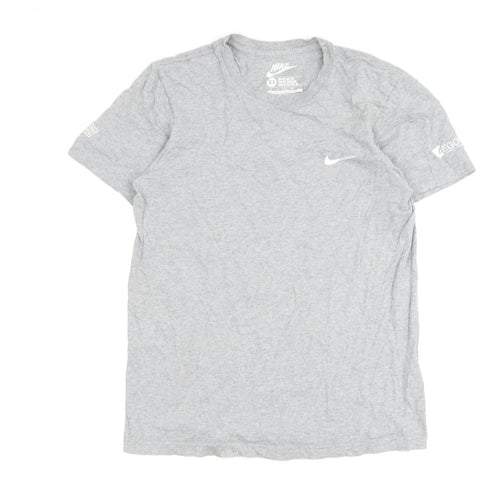 Nike Men's Grey XS Sports T-Shirt, Crew Neck, Breathable