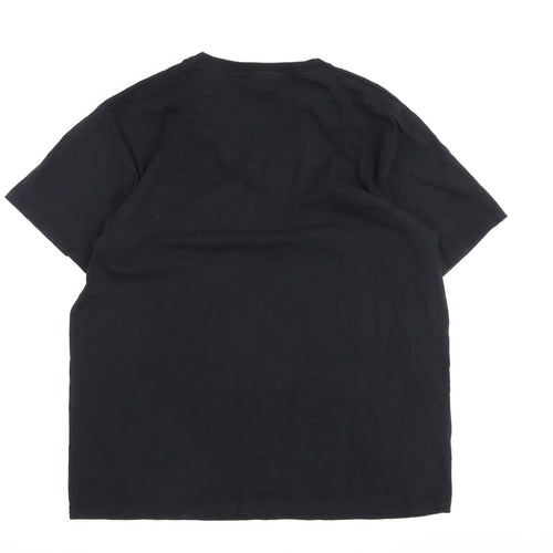 Marvel Universe Black L T-Shirt, Men's Stark Industries Design