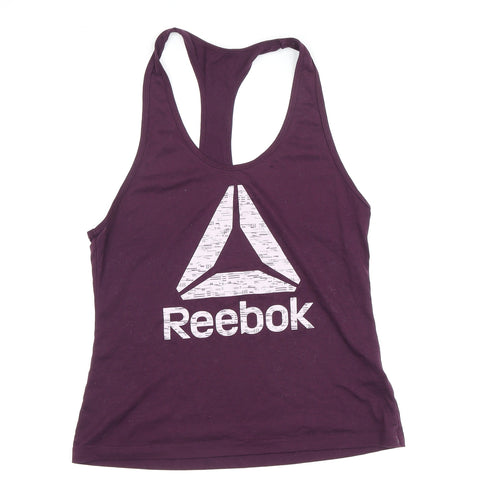 Reebok Women's Purple Gym Tank Top Athletic S