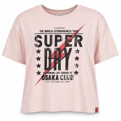 Superdry Women's Pink Relaxed T-Shirt UK 10