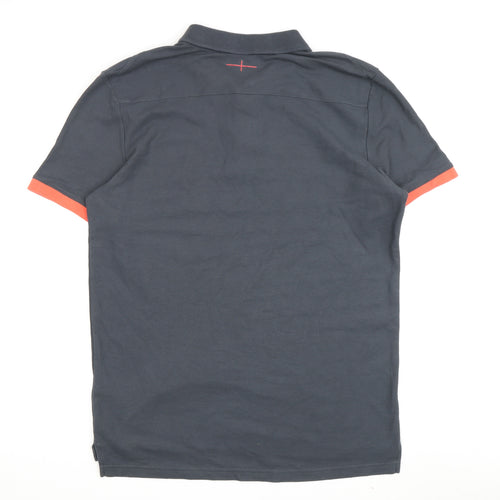 Umbro Men's Grey Rugby Polo Shirt, Size M, Casual Sportswear