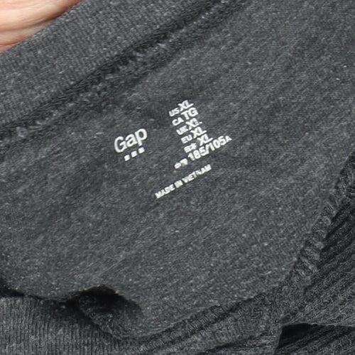 Gap Men’s Grey Long Sleeve Crew Neck T-Shirt XL