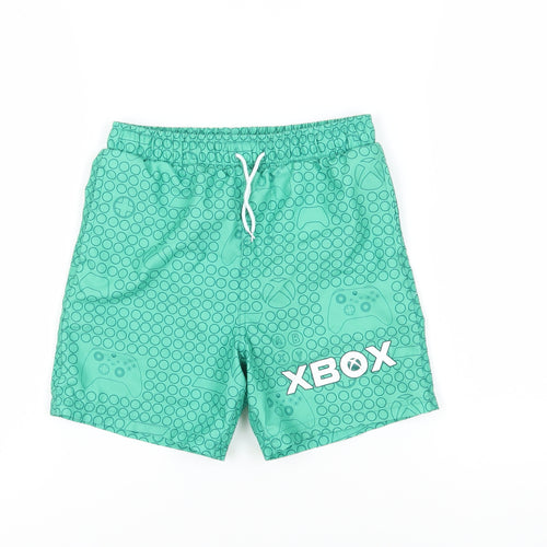 Xbox Boys Green Athletic Shorts 9-10 Years Gaming