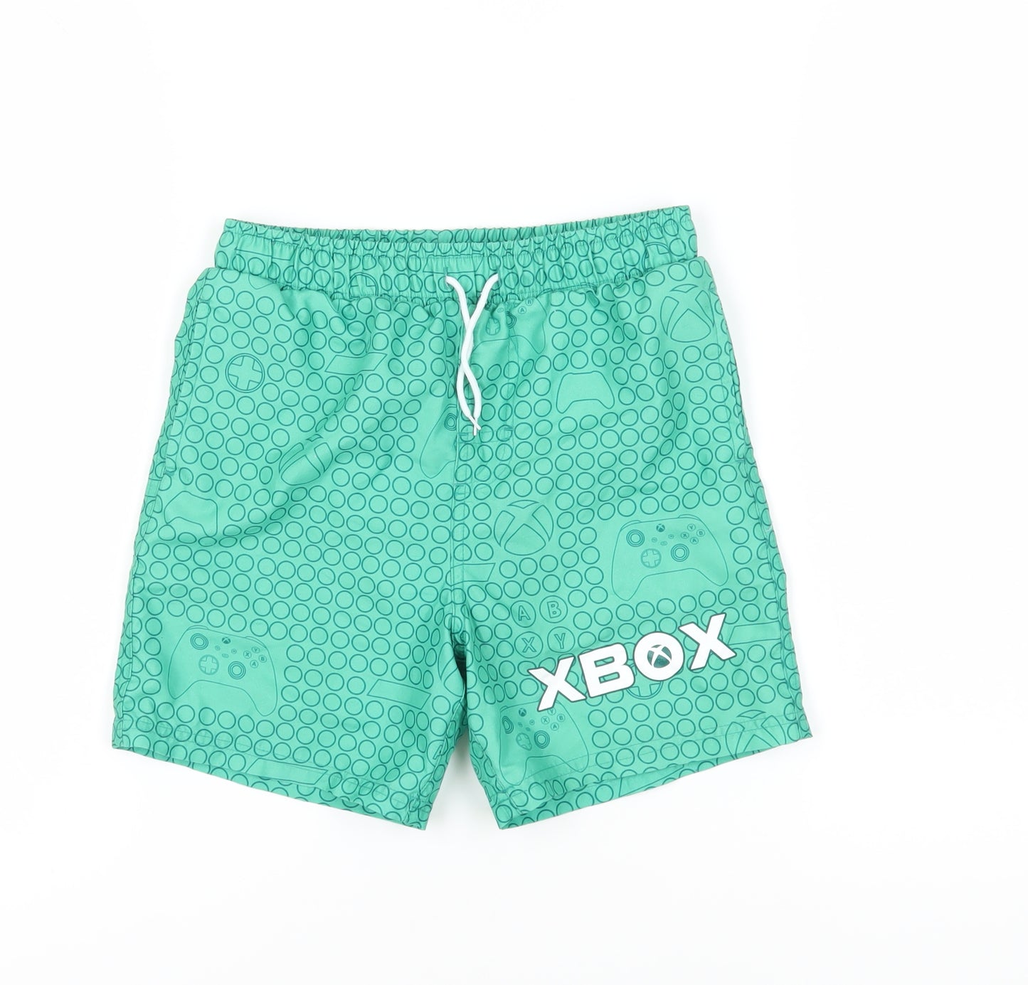 Xbox Boys Green Athletic Shorts 9-10 Years Gaming