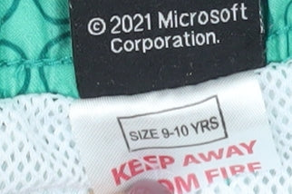 Xbox Boys Green Athletic Shorts 9-10 Years Gaming
