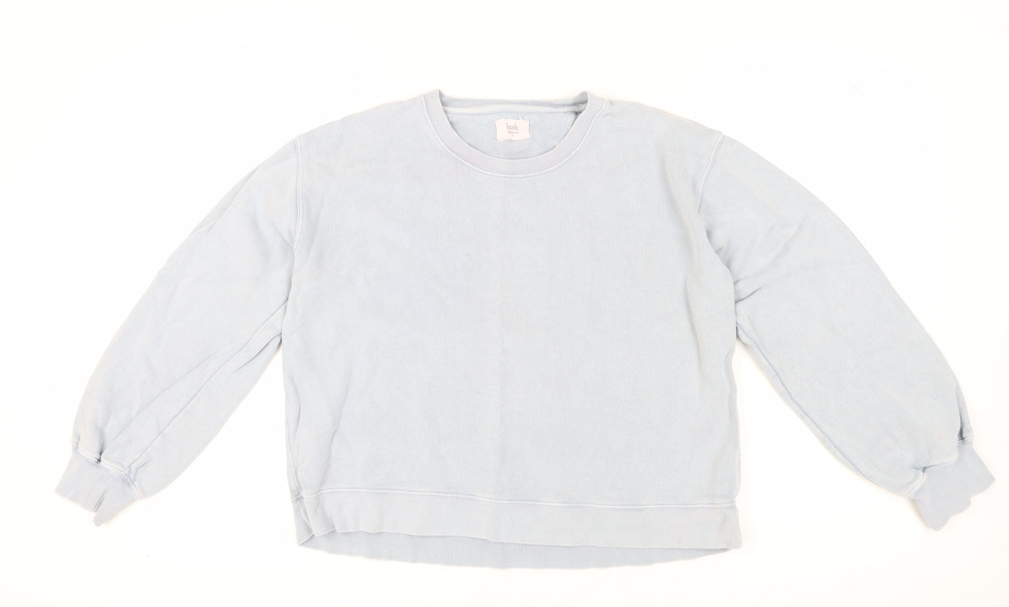 Hush Women's Blue Pullover Sweatshirt, M, Casual Comfort