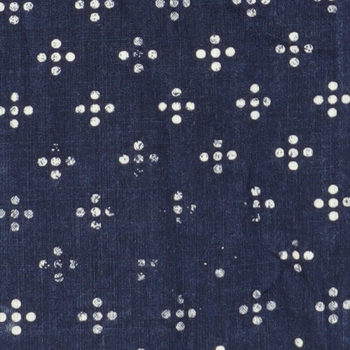 Esprit Men's Blue XL Geometric Long Sleeve Shirt