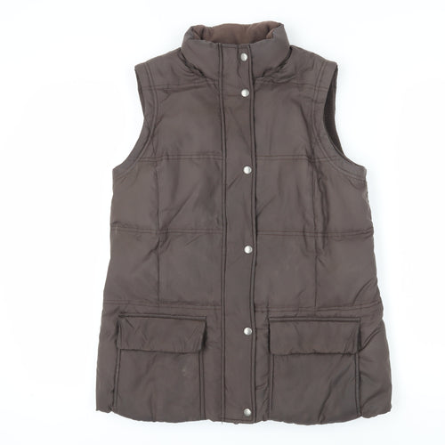 Gap Maternity Brown Down Waistcoat Women S