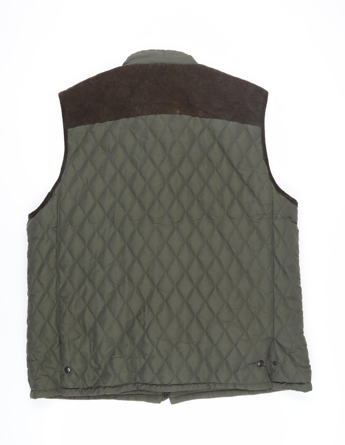 Country Estate Men's Green Quilted Waistcoat, 3XL Casual