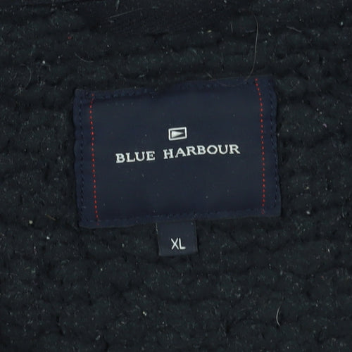 Marks and Spencer Men's Grey XL Full Zip Jumper