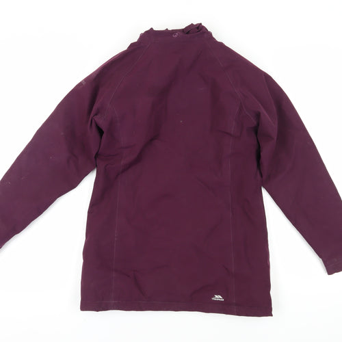 Trespass Purple Girls' Rain Coat, Size 11-12, Waterproof Weather