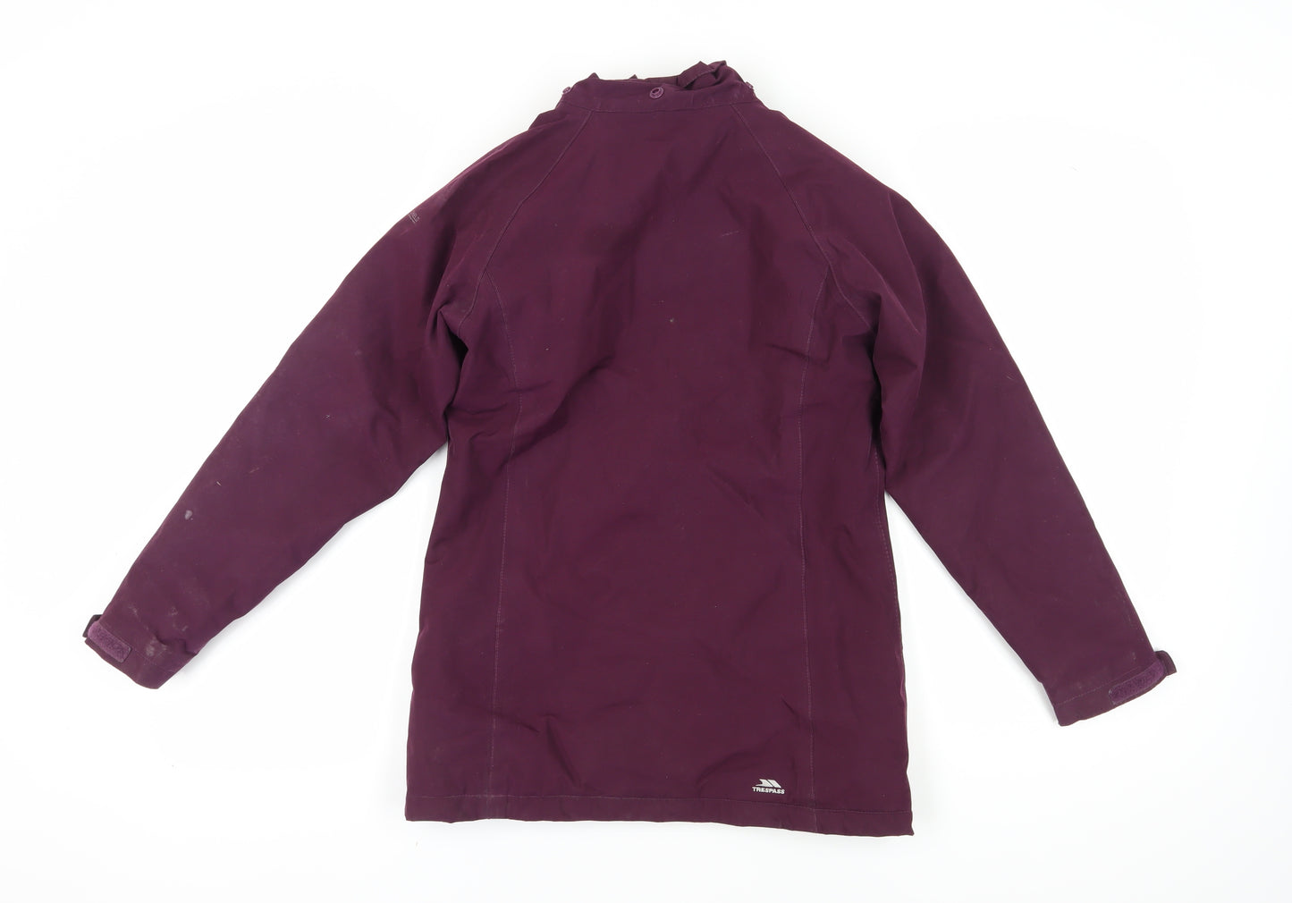 Trespass Purple Girls' Rain Coat, Size 11-12, Waterproof Weather