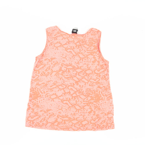 Disney Girls Orange Sleeveless Tank - 11-12 Years, Casual