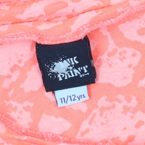 Disney Girls Orange Sleeveless Tank - 11-12 Years, Casual