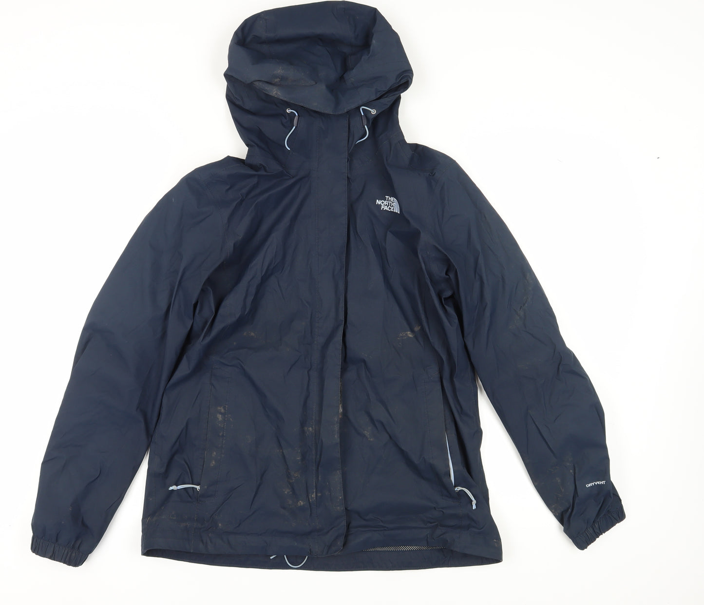 The North Face Women's Blue Rain Coat Jacket L