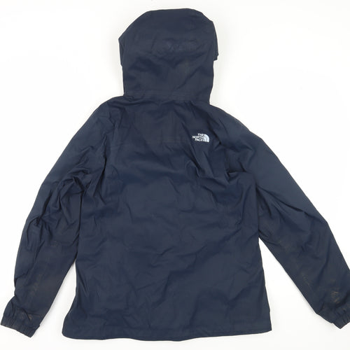 The North Face Women's Blue Rain Coat Jacket L