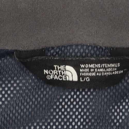 The North Face Women's Blue Rain Coat Jacket L