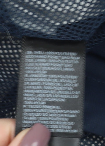 The North Face Women's Blue Rain Coat Jacket L