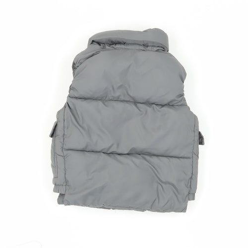 Zara Boys Grey Bodywarmer 2-3 Years Sleeveless Jacket
