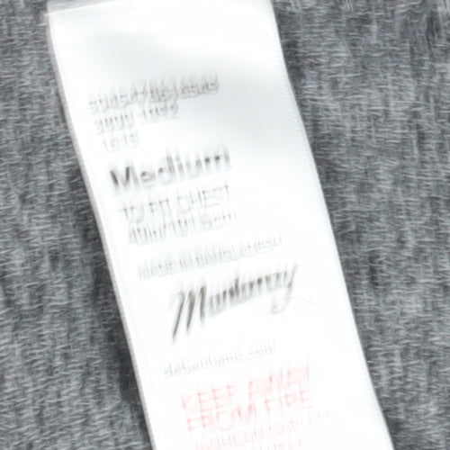 Mantaray Men's Grey Cotton Pullover Jumper M