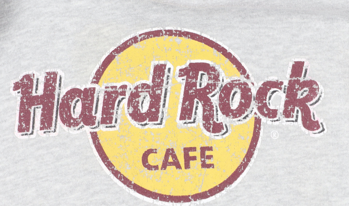 Hard Rock Cafe Grey Hoodie Unisex Small Pullover Casual
