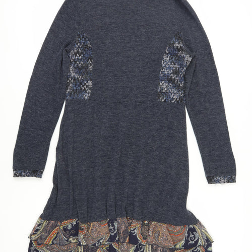 Joe Browns Women's Blue Paisley Knit Shift Dress