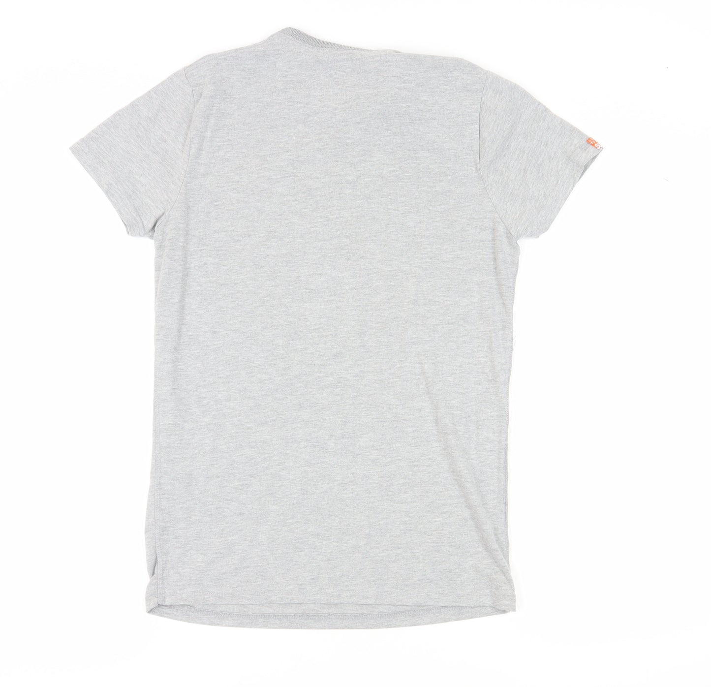 Superdry Men’s Grey Graphic T-Shirt, Size S, Vintage Style