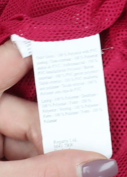 Regatta Women's Red Waterproof Jacket Size 10