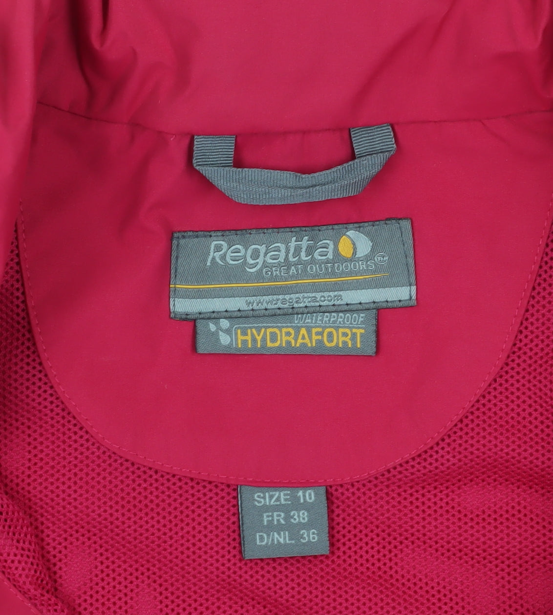 Regatta Women's Red Waterproof Jacket Size 10