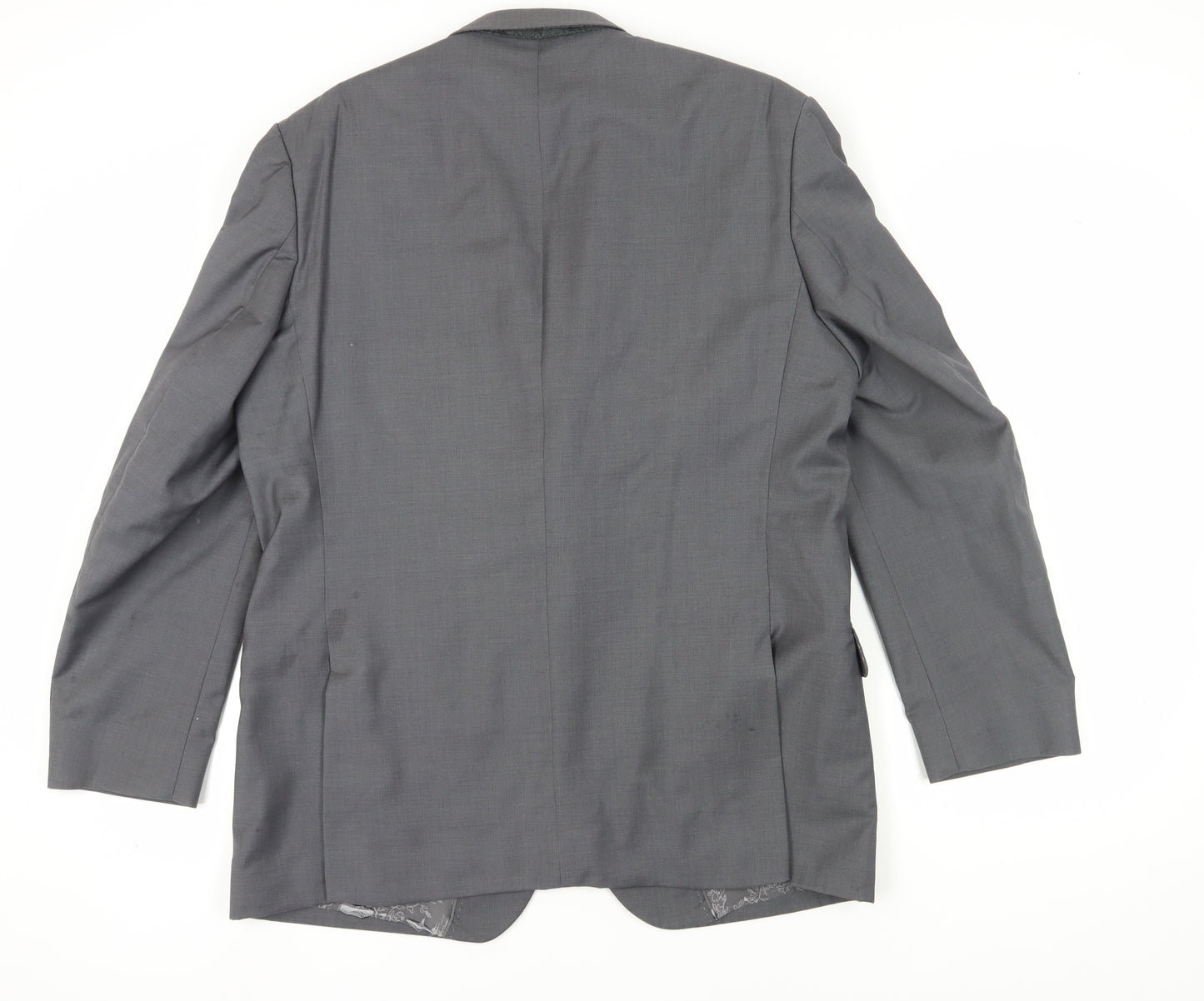 Pierre Cardin Men's Grey Wool Blazer 44 Regular