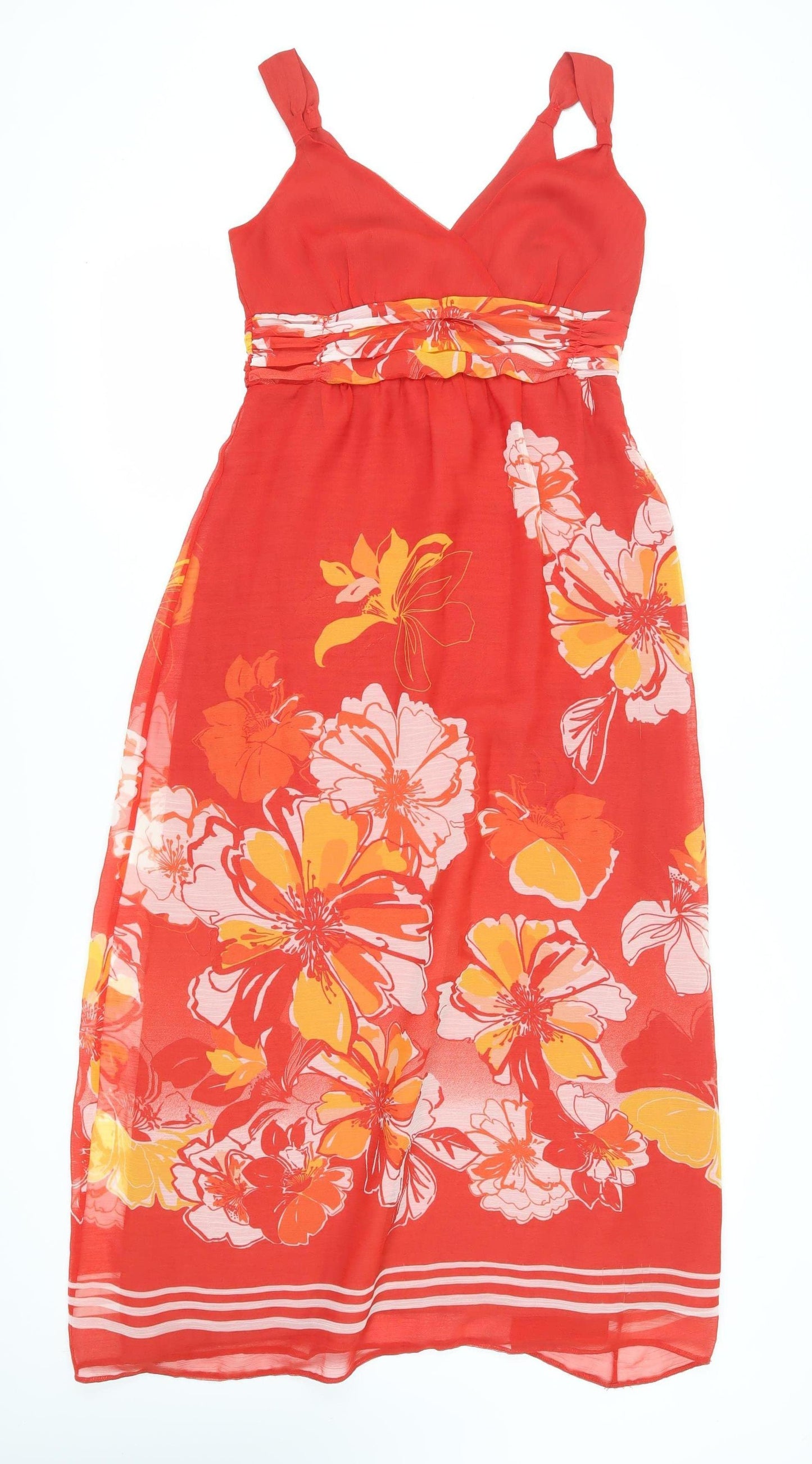 Jasper Conran Women's Floral Maxi Dress, Red, Size 12