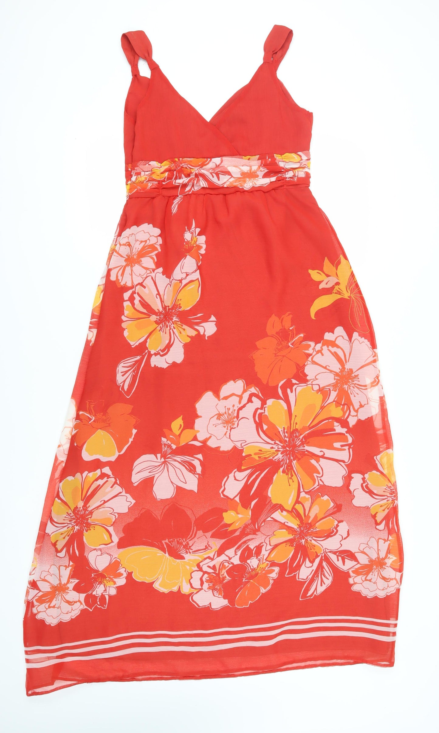 Jasper Conran Women's Floral Maxi Dress, Red, Size 12