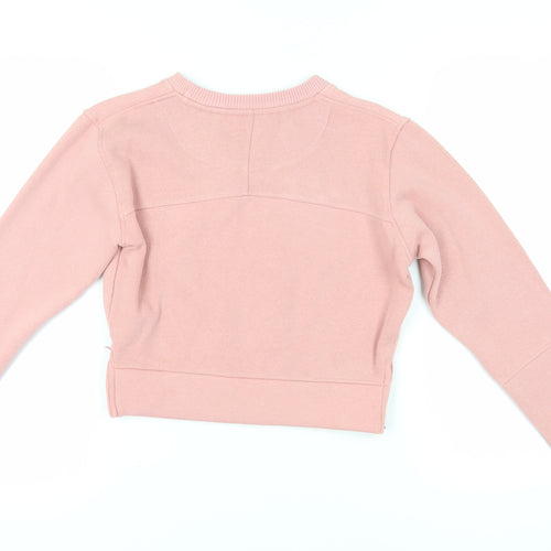 Firetrap Women's Pink Logo Pullover Sweatshirt Size 10