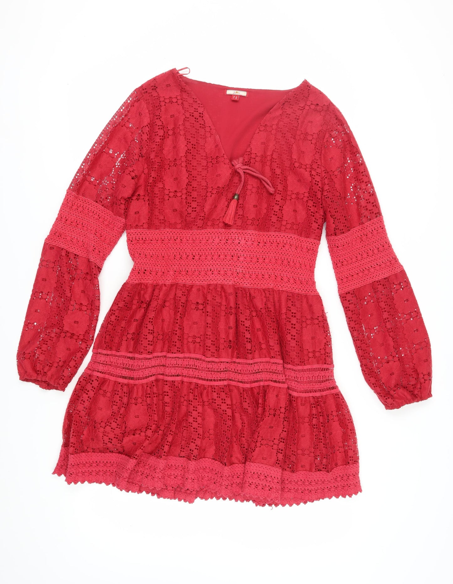 Joe Browns Women's Red A-Line Short Dress, Size 16