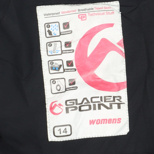 Glacier Point Women's Black Parka Jacket Size 14