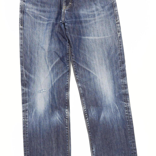 Ben Sherman Men's Blue Straight Fit Jeans Size 32