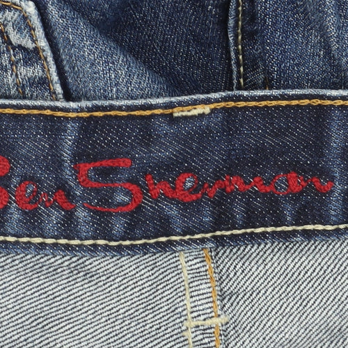 Ben Sherman Men's Blue Straight Fit Jeans Size 32