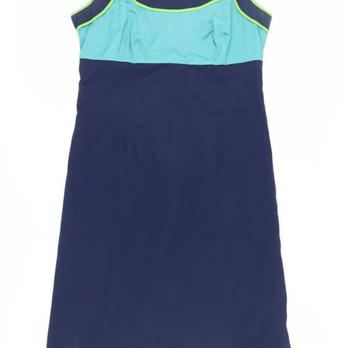 Boden Women's Blue Sheath Dress, Size 12, Spring Style